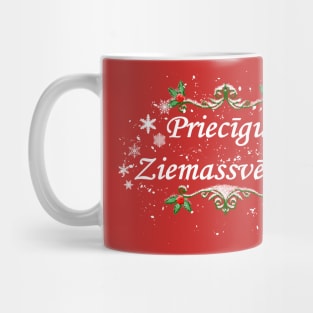 Merry Christmas (Latvian) Mug